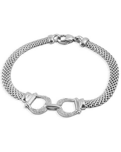 Image #1 - Kelly Herd Women's Bit Bracelet, Silver, hi-res