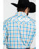 Image #5 - Wrangler Men's Plaid Ram Logo Long Sleeve Western Shirt , , hi-res