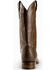 Image #7 - Ferrini Men's Full Quill Ostrich Exotic Western Boots, Chocolate, hi-res