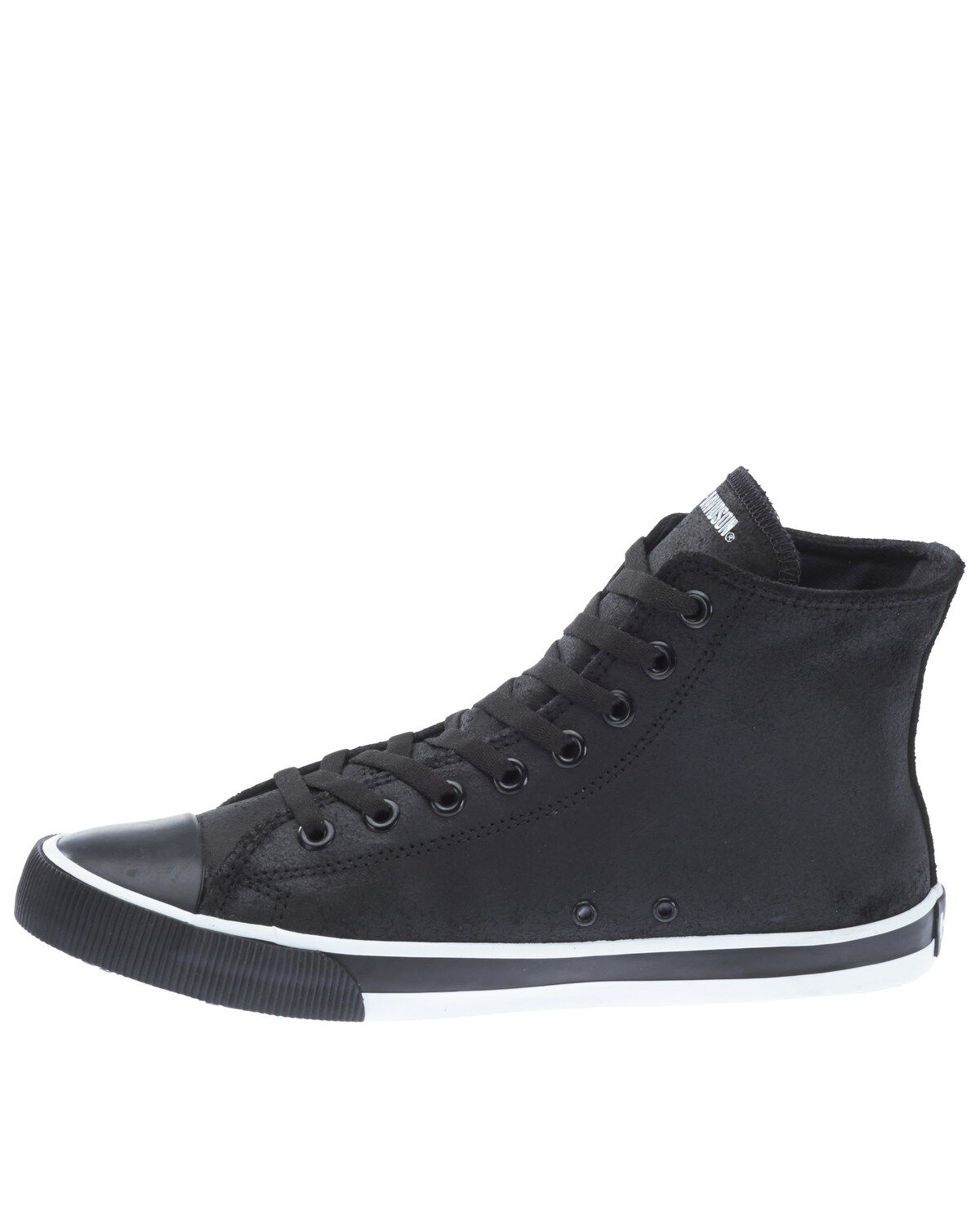 Image #3 - Harley Davidson Men's Baxter Moto Shoes, Black, hi-res
