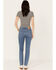 Image #3 - Levi's Women's Medium Wash 501 Worn In Jeans, Medium Wash, hi-res