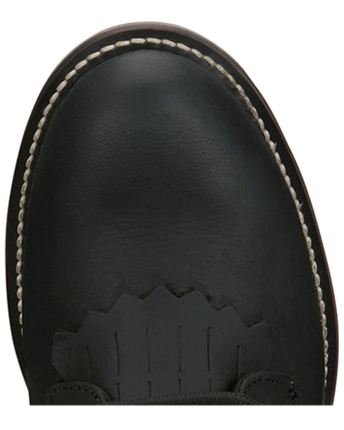 Image #6 - Justin Women's McKean Lace-Up Boots - Round Toe, Black, hi-res