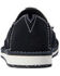 Image #3 - Ariat Women's Suede Cow Print Hair-On Casual Slip-On Cruiser - Moc Toe, Black, hi-res