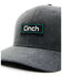 Cinch Men's Black Raised Rubber Logo Flex-Fit Ball Cap , Black, hi-res