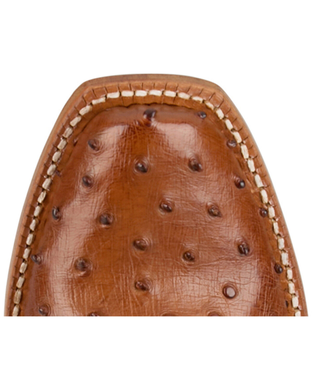 Image #6 - Tony Lama Women's Zaire Exotic Full Quill Ostrich Western Boots - Square Toe, Cognac, hi-res