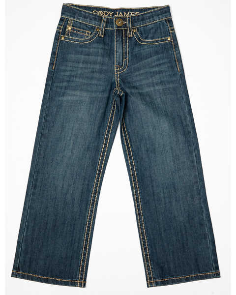 Image #1 - Cody James Boys' 4-8 Dark Rodeo Relaxed Bootcut Jeans - Little , , hi-res