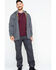 Hawx Men's Zip-Front Hooded Work Jacket , Charcoal, hi-res