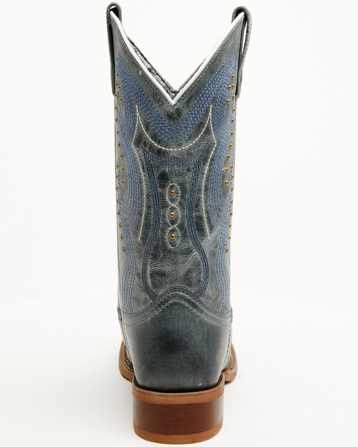 Image #5 - Laredo Women's Chic Western Boots - Broad Square Toe, Blue, hi-res