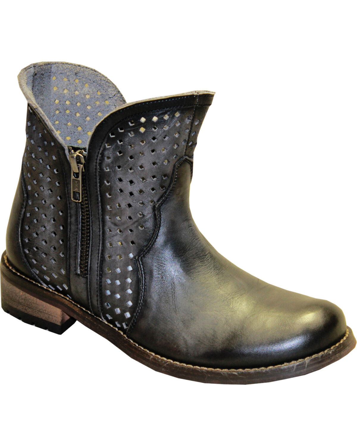 Image #1 - Abilene Women's 5" Ventilated Zippered Boots - Round Toe, , hi-res