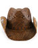Image #2 - Shyanne® Women's Embellished Brim Straw Hat, Brown, hi-res