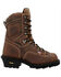 Georgia Boot Men's Logger 9" Waterproof Work Boots - Composite Toe, Distressed Brown, hi-res