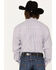 Wrangler Men's Small Plaid Long Sleeve Button Down Shirt, Purple, hi-res