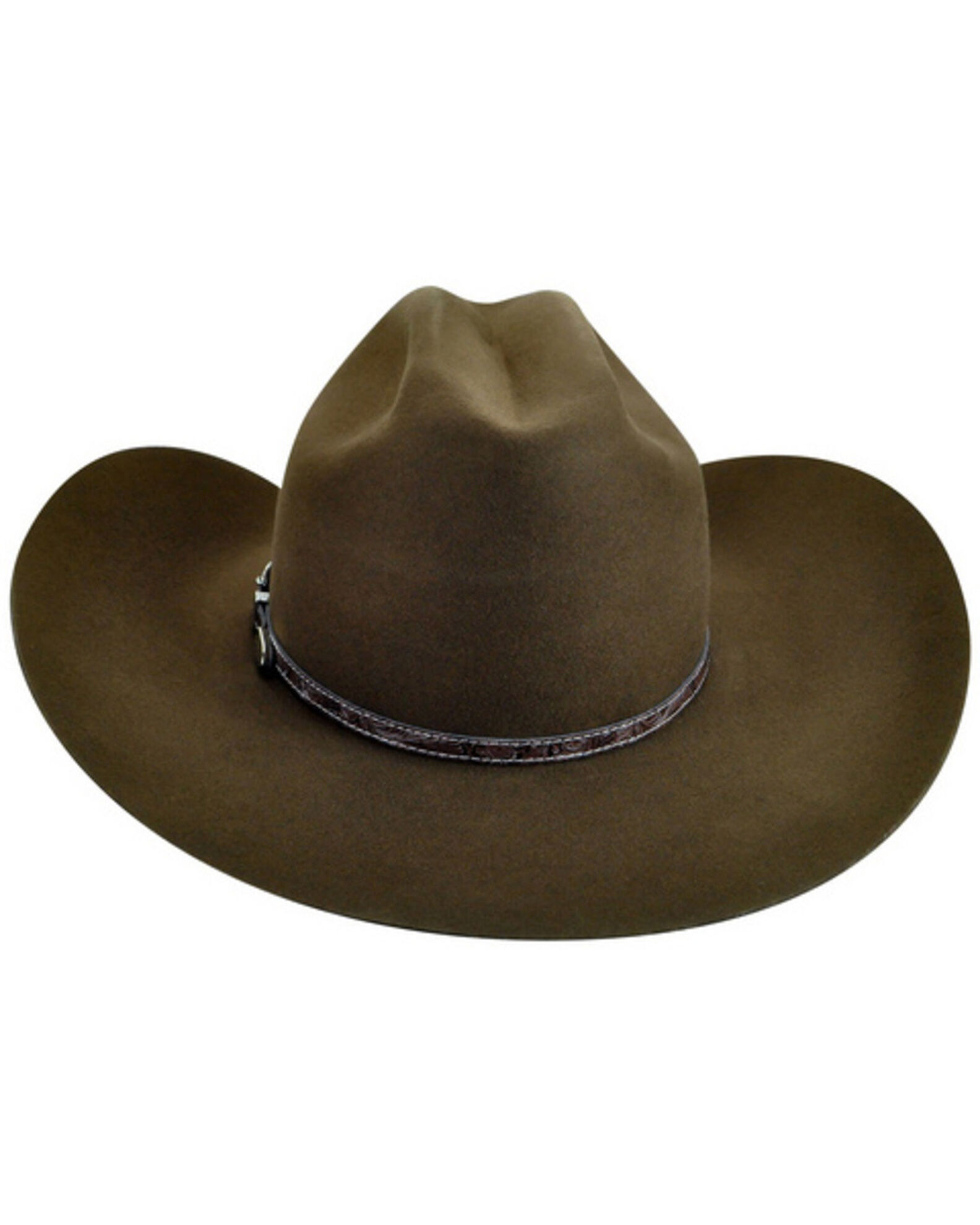 Image #3 - Bailey Men's Roderick 3X Premium Wool Felt Cowboy Hat, Brown, hi-res