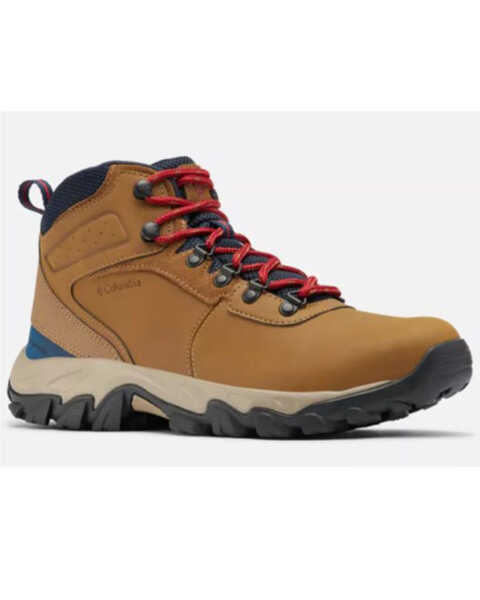 Columbia Men's Newton Ridge Plush II Waterproof Hiking Boots - Soft Toe, Lt Brown, hi-res