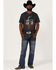 Wrangler Men's Mexico Rider Logo Graphic T-Shirt , Navy, hi-res