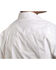 Image #3 - Stetson Men's White Solid Long Sleeve Western Shirt, White, hi-res