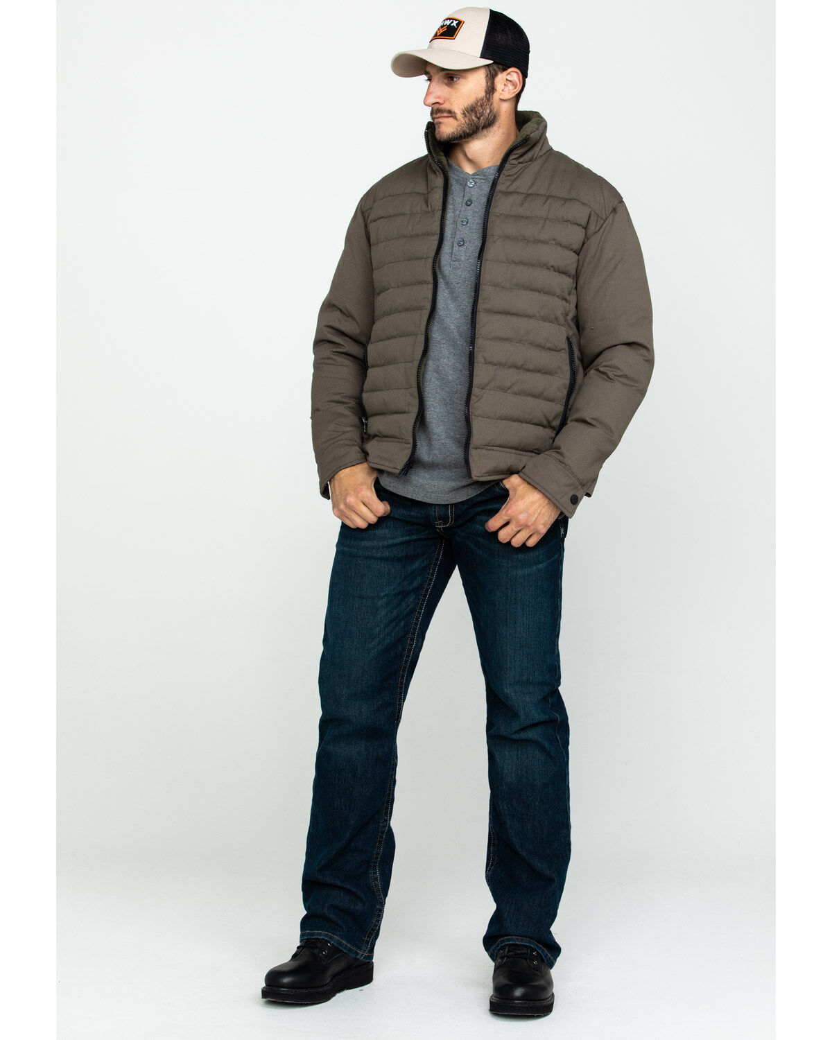 Image #11 - Ariat Men's Rebar M4 Low Rise Boot Cut Jeans, Denim, hi-res