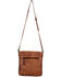 Image #5 - Myra Bag Women's Santa Clara Canyon Stitched Hairon Leather Crossbody Bag , Brown, hi-res