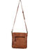 Image #5 - Myra Bag Women's Santa Clara Canyon Stitched Hairon Leather Crossbody Bag, Brown, hi-res