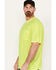 Hawx Men's High-Visibility Short Sleeve Work Shirt, Yellow, hi-res