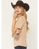 Image #2 - Shyanne Women's Icon Horseshoe Short Sleeve Boyfriend Graphic Tee, Khaki, hi-res
