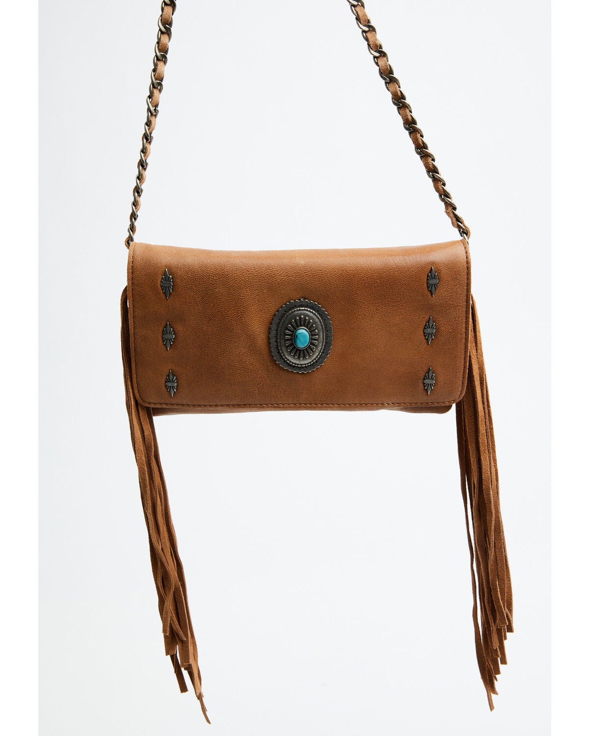 Idyllwind Women's Lenore Wallet Chain Crossbody Bag, Brown, hi-res