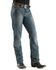 Image #2 - Wrangler Retro Men's Rocky Top Medium Wash Slim Straight Jeans, , hi-res