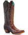 Image #1 - Corral Women's Tan Exotic Python Western Boots - Snip Toe, , hi-res