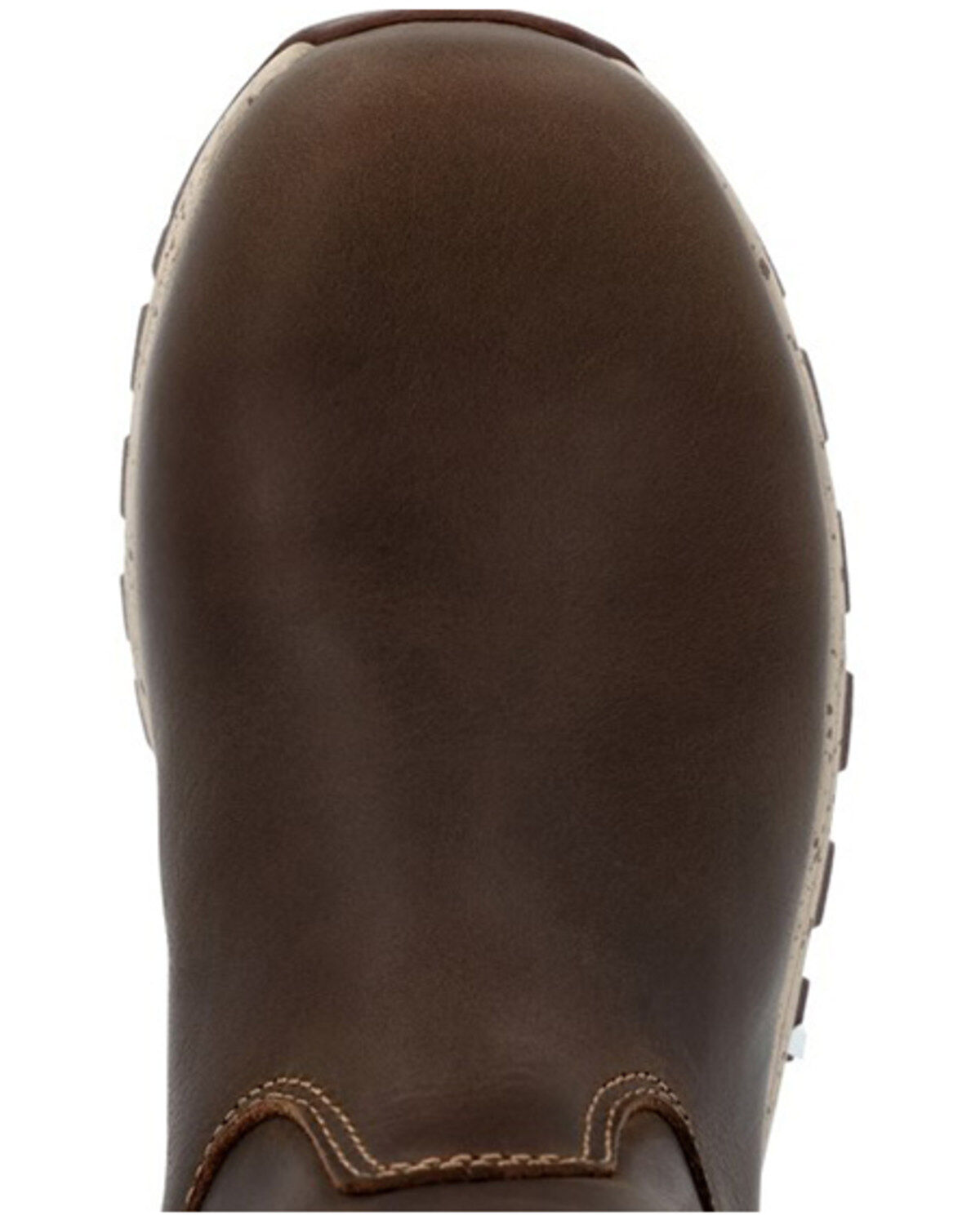 Image #6 - Georgia Boot Women's Eagle Trail Waterproof Pull On Work Boots - Alloy Toe, Brown, hi-res