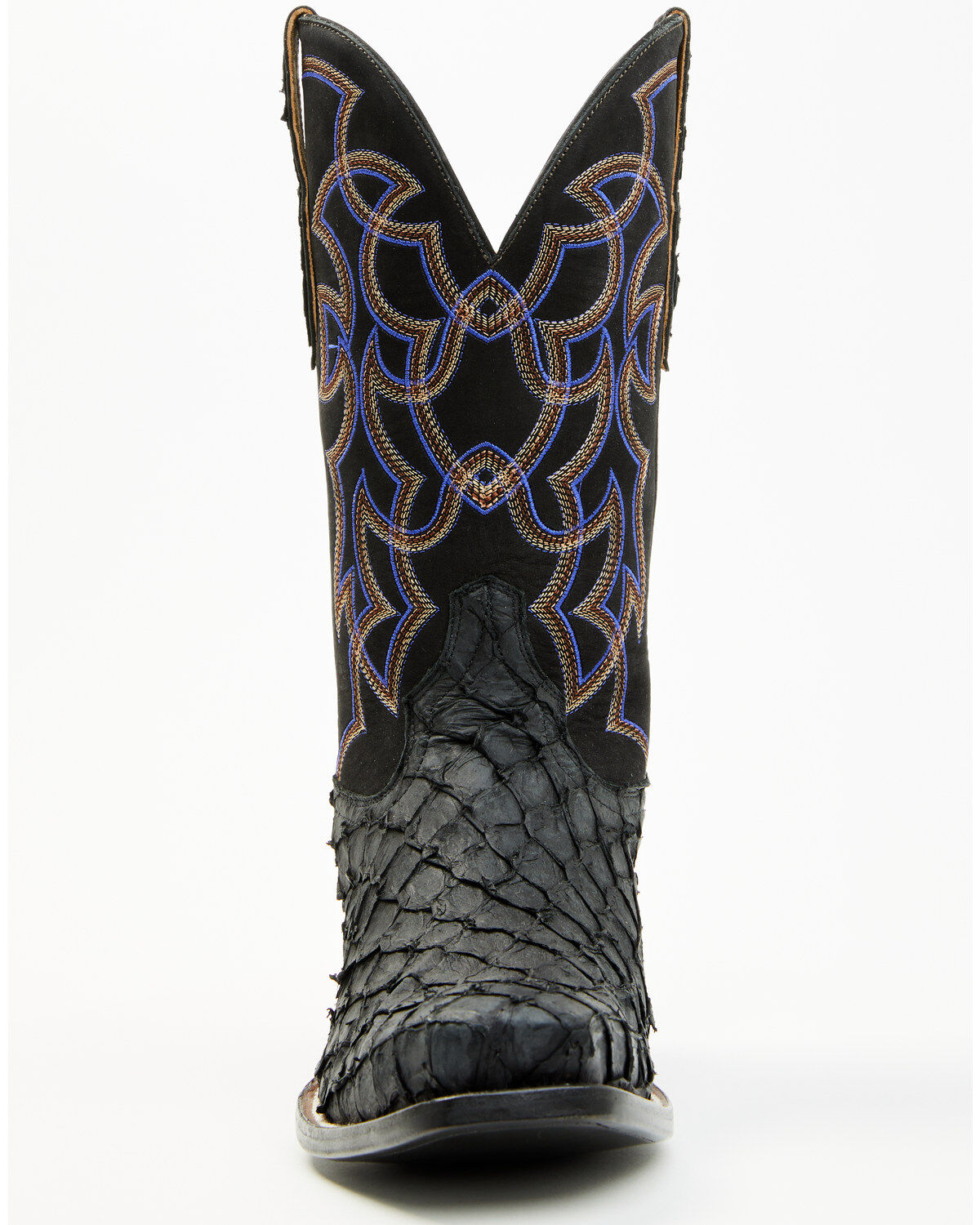 Image #4 - Cody James Men's Exotic Pirarucu Western Boots - Square Toe, Black, hi-res
