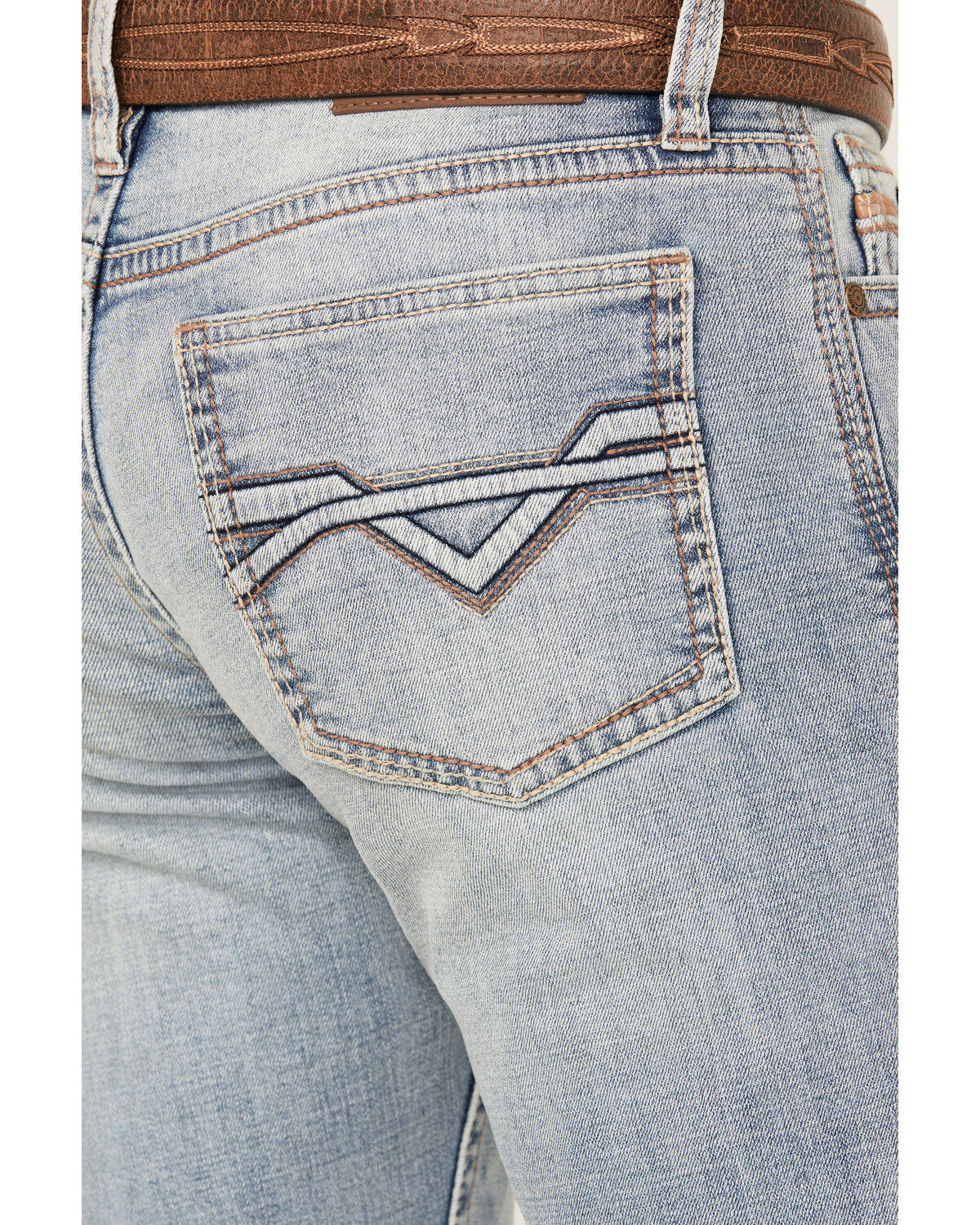 Image #4 - Cody James Men's Sawbuck Wash Jackson Slim Straight Stretch Denim Jeans, Blue, hi-res