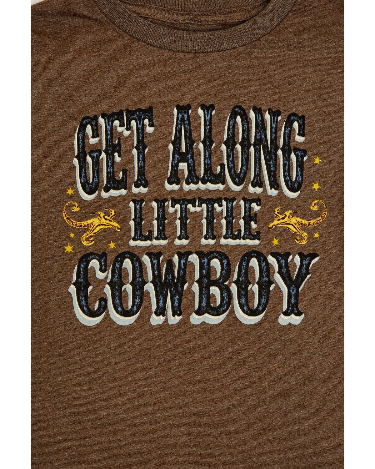 Image #2 - Cody James Toddler Boys' Get Along Little Cowboy Short Sleeve Graphic T-Shirt, Brown, hi-res