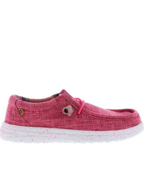 Image #2 - Lamo Footwear Women's Paula Casual Shoes - Moc Toe, Pink, hi-res
