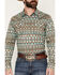 Image #3 - Cody James Men's Woodward Southwestern Long Sleeve Snap Western Shirt, Brown, hi-res