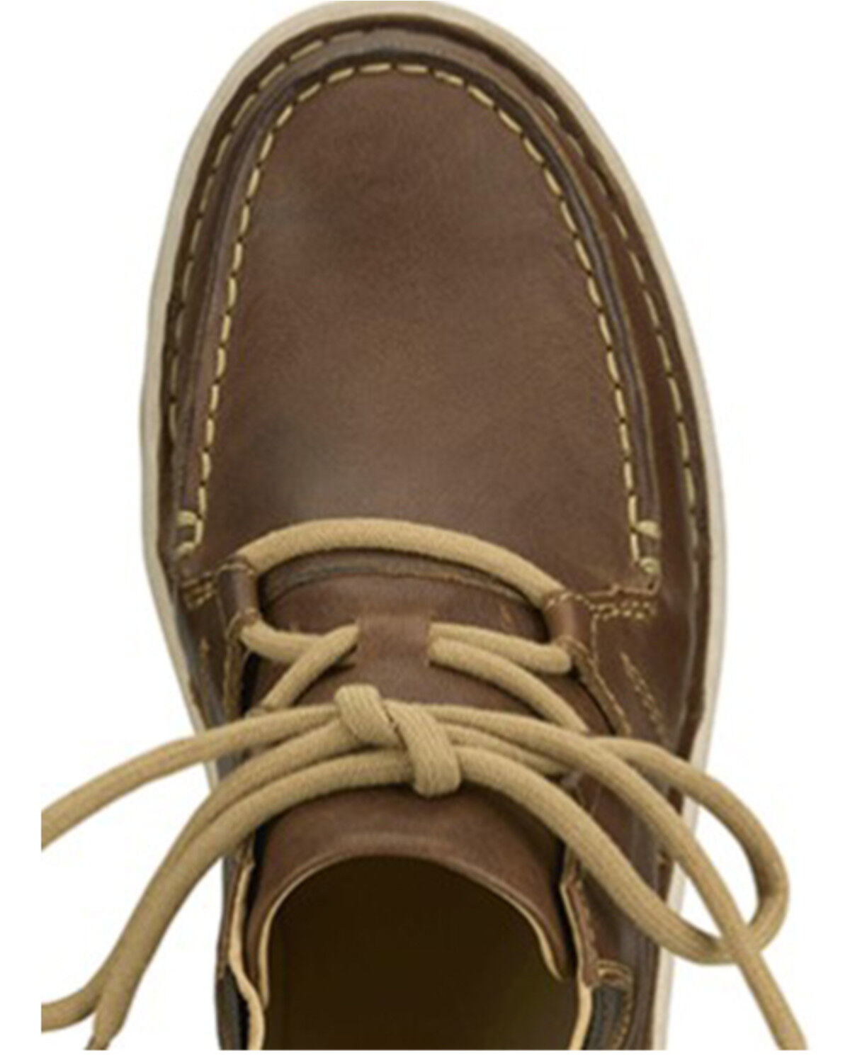 Image #6 - Tony Lama Men's Estancia Lace-Up Chukka Boots - Moc Toe, Brown, hi-res
