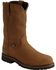 Image #1 - Justin Men's Drywall Waterproof Pull On Work Boots - Steel Toe, , hi-res