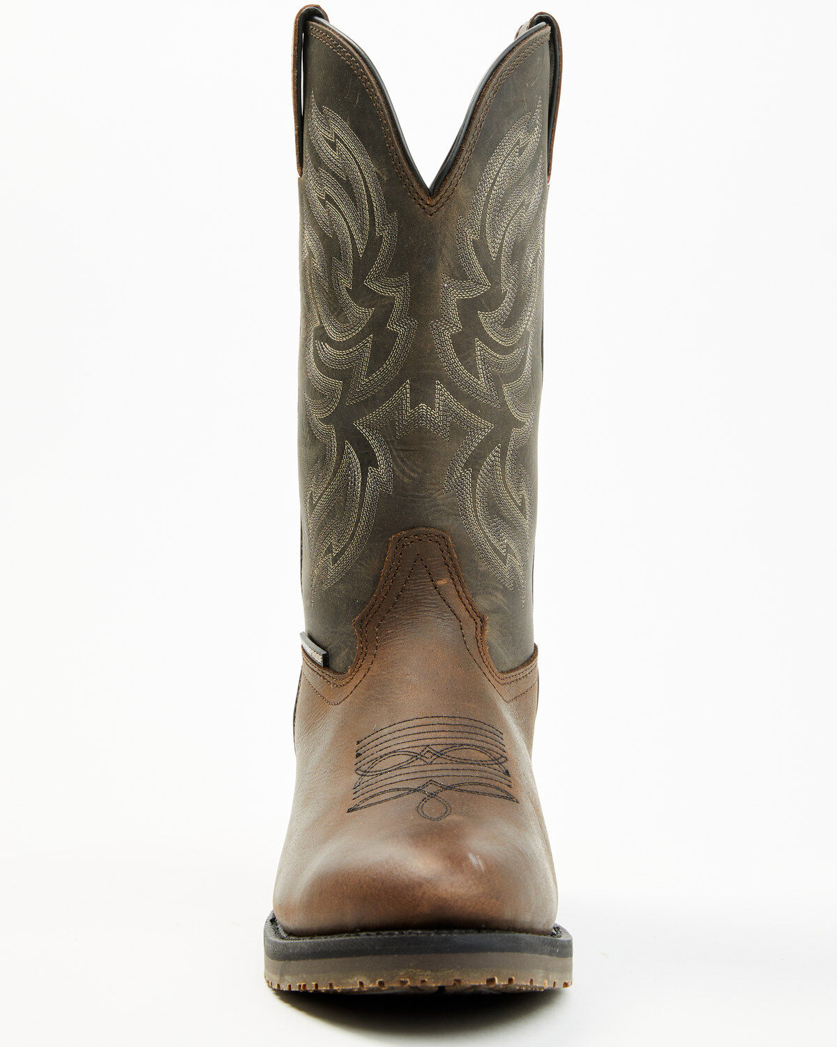 Image #4 - Double H Men's 11" Tascosa Waterproof Performance Western Boots - Round Toe, Brown, hi-res