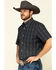Image #3 - Cody James Core Men's Make It Pay Large Plaid Short Sleeve Western Shirt , , hi-res