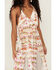 Image #3 - Shyanne Women's Abstract Southwestern Halter Top Maxi Dress, Fuchsia, hi-res