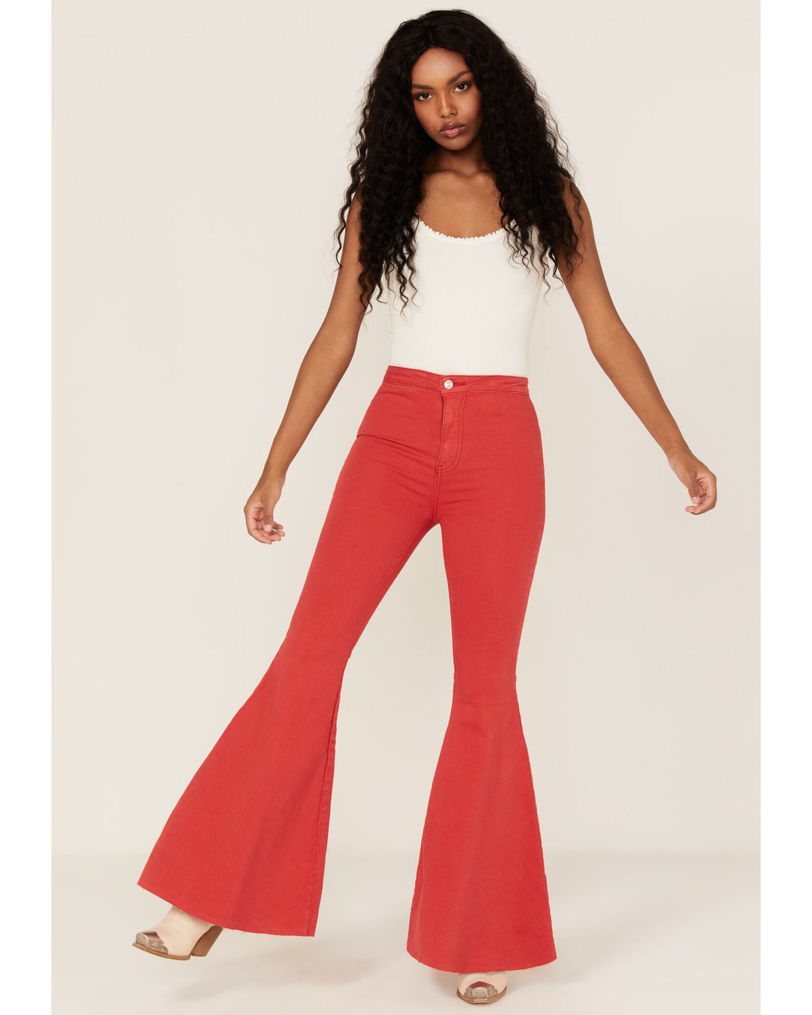 Free People Women's Just Float On High Rise Flare Jeans