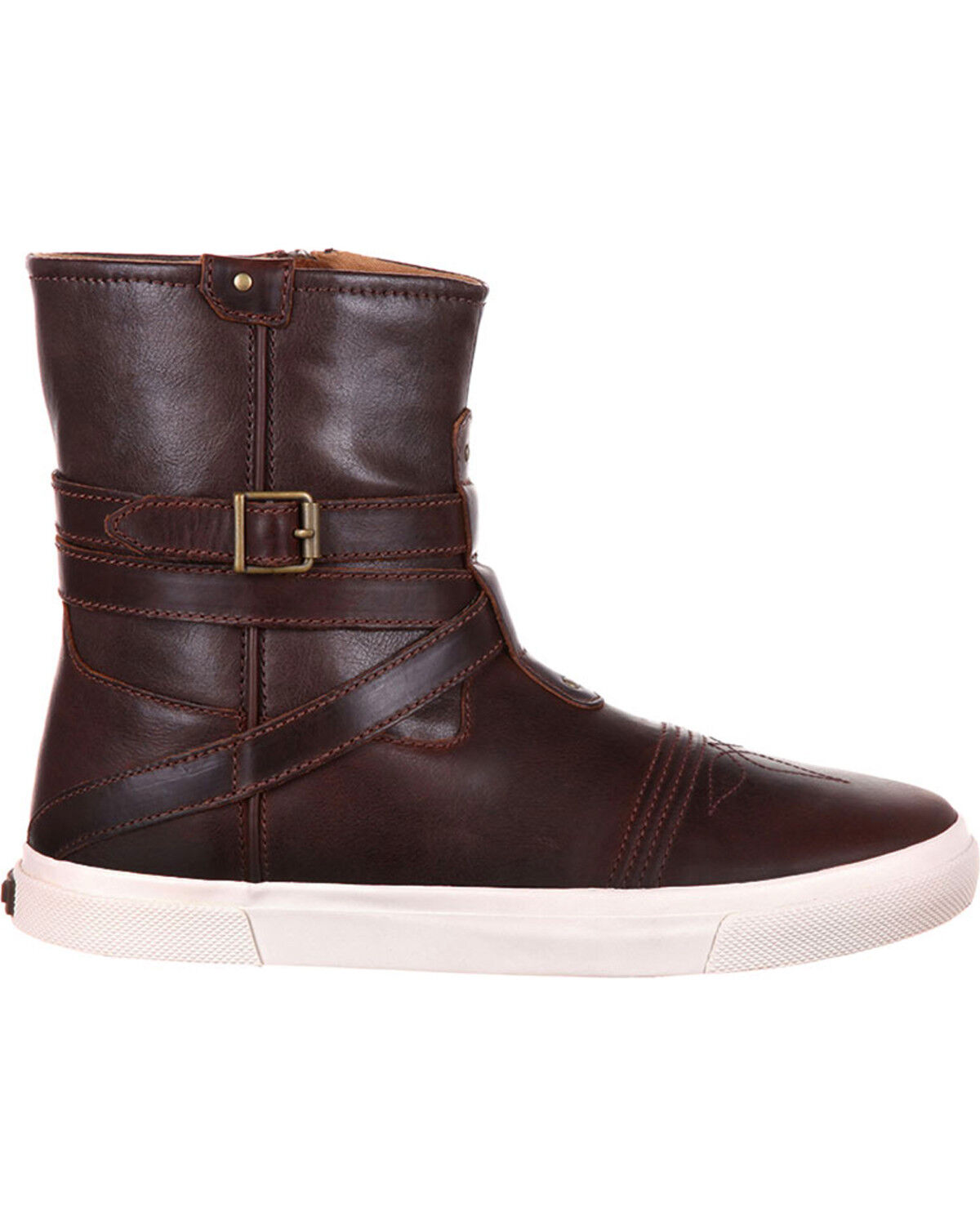 Image #2 - Durango Women's Brown Music City Belted Booties, , hi-res