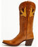 Image #3 - Dan Post Women's Marsala Whiskey Inlay Tall Western Boots - Snip Toe, Brown, hi-res
