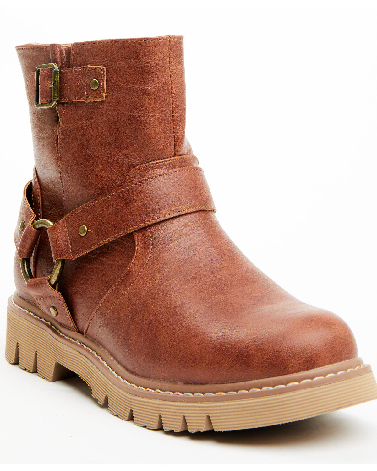 Image #1 - Corkys Women's Pick of the Patch Fashion Booties - Round Toe, Brown, hi-res