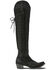Image #2 - Lane Women's Lexington Over The Knee Suede Western Boots - Snip Toe, Black, hi-res