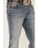 Cody James Core Men's Bear Down Light Wash Stretch Slim Bootcut Jeans , Blue, hi-res