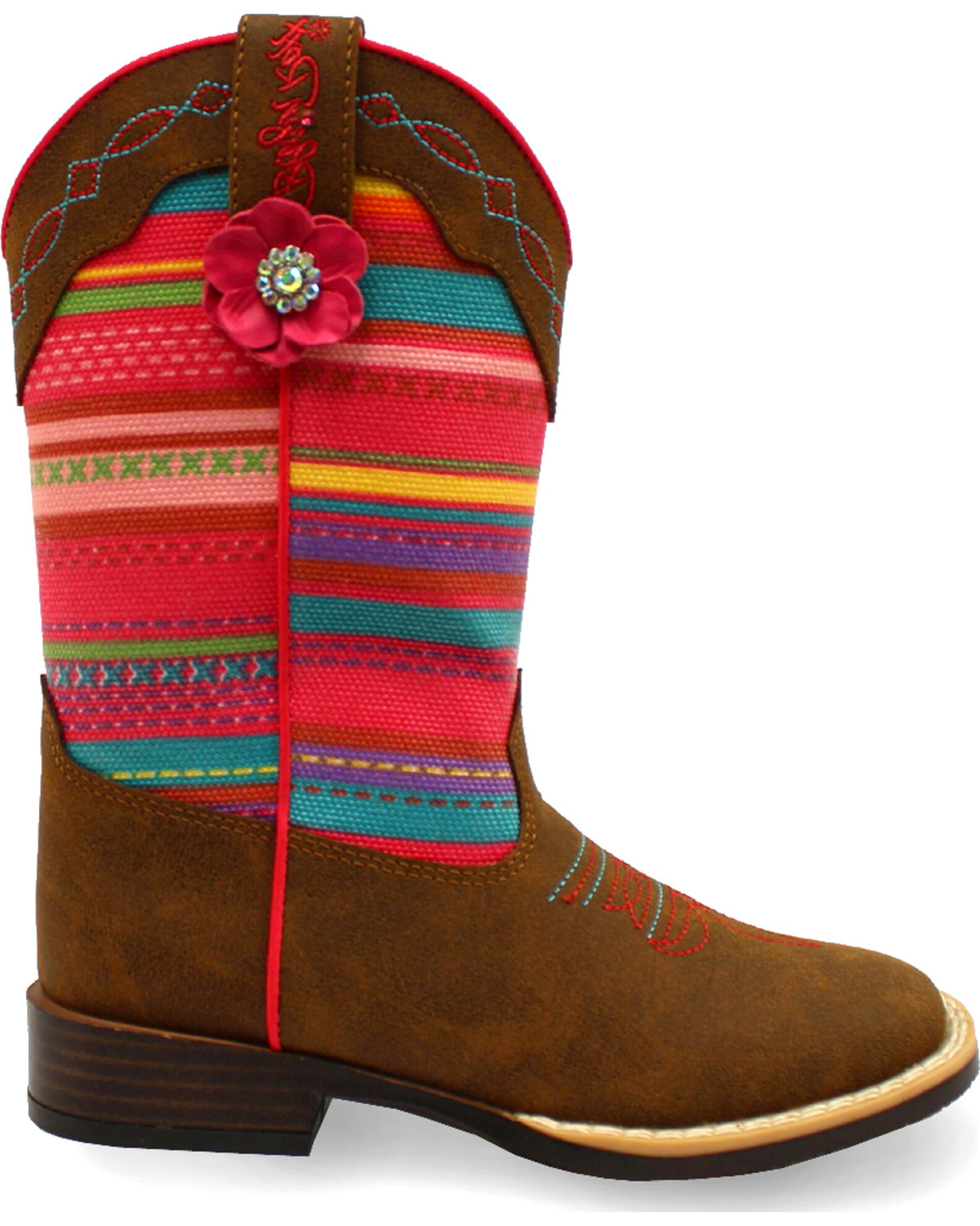 Product Name Blazin Roxx Girls Camilla Serepa Boots Square Toe