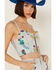 Image #3 - Blank NYC Women's Light Wash Picnic Date Embroidered Denim Crop Top, , hi-res