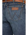 Wrangler Retro Men's 88MWP Enerjean Dark Wash Slim Straight Stretch Denim Jeans, Dark Wash, hi-res