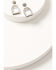 Image #1 - Lainey Wilson Women's Stirrup Drop Earrings, Silver, hi-res