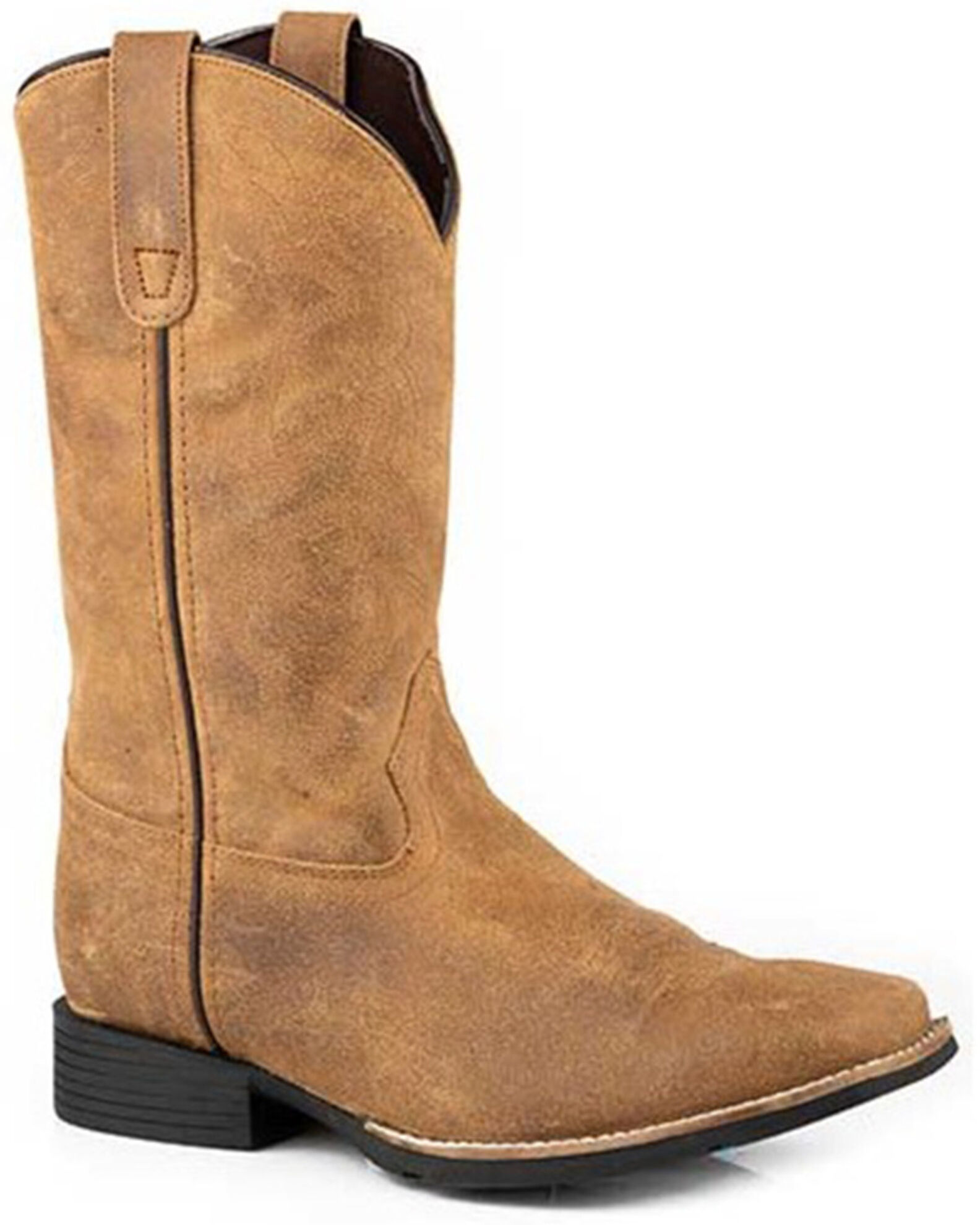 Roper Men's Monterey Roughout Western Boots - Square Toe